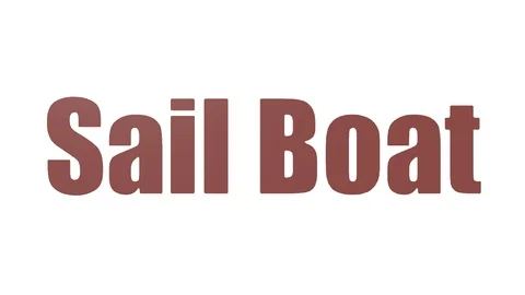 Sail Boat Animated Tag Cloud On White Background Stock Footage 103657746