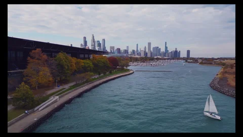 Sail Boat in Chicago Stock-Footage 311894581