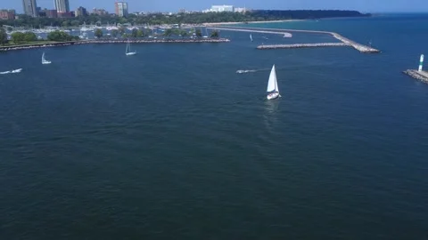 Sail Boat Close Up Stock Footage 249558353