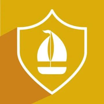 Sail boat design, vector illustration eps10 graphic イラスト素材