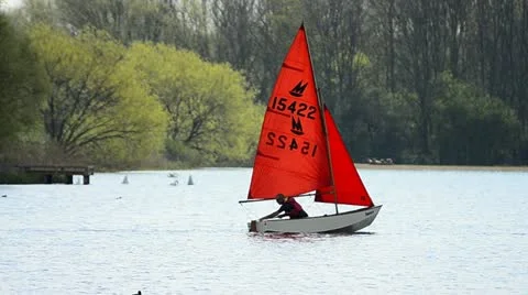 Sail boat Stock Footage 10898848