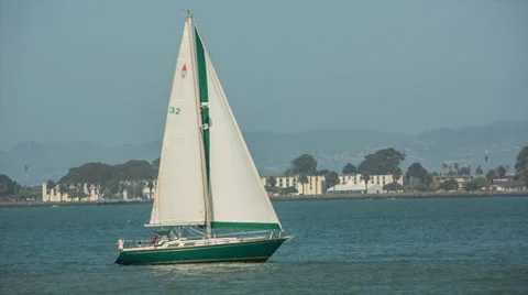 Sail Boat Stock Footage 36576987