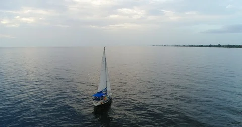Sail Boat Stock Footage 91754313