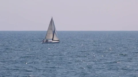 Sail Boat Stock Footage 93592681