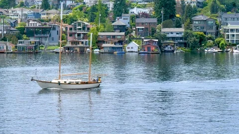 Sail Boat Stock Footage 109290034