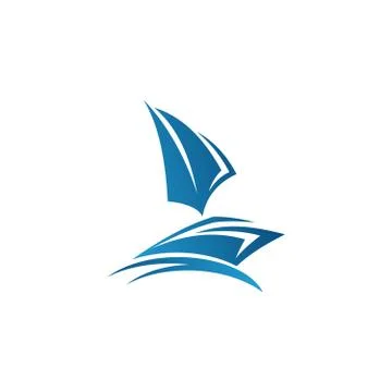 Sail boat Stock Illustration