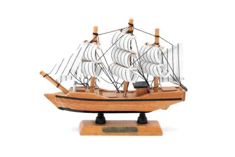Sail boat model Stock Photos