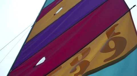 Sail boat sail Video stock 65240989