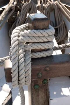 Sail Boat Sheets Stock Photos