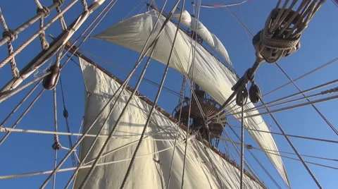 Sail full of wind Stock-Footage 61052419