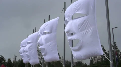 Sail as Human Faces HD Stock Footage 59914635