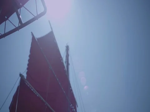 Sail of large ship. Helm of a sailboat. Sailing Boat Yacht. 스톡 동영상 70191506