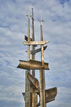 Sail monument Stock Photos