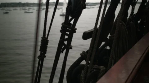 Sail Ship Stock Footage 61266990
