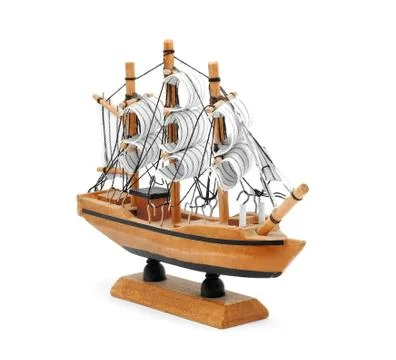 Sail ship model Stock Photos