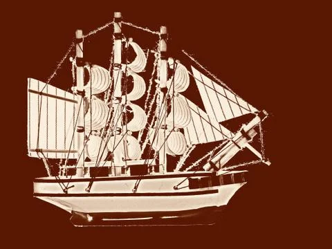 Sail ship Stock Photos