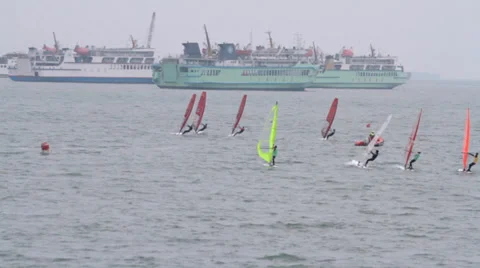 Sail training Stock Footage 37886837