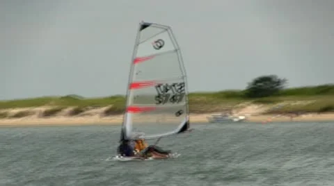 Sailboard Stock Footage 12289179