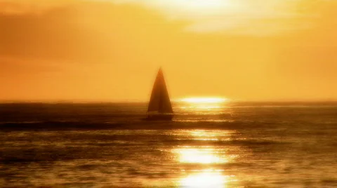Sailboat 01b 1080 Stock Footage