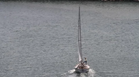 Sailboat-6124 Stock Footage 1182738
