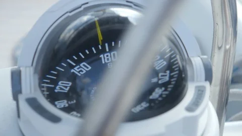 Sailboat compass Video stock 95011471