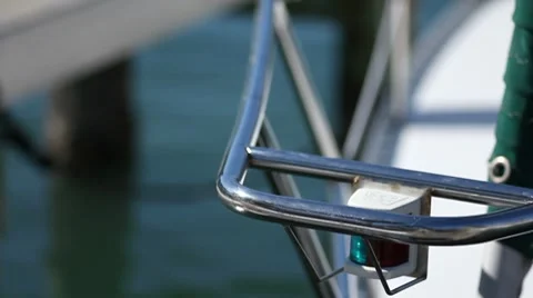 Sailboat at Dock Stock Footage 8761438