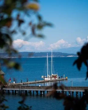 Sailboat on the Dock Stock Photos