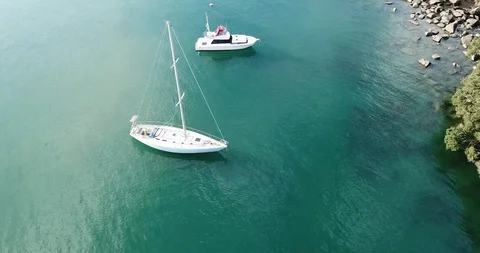 Sailboat Drone #2 Stock Footage 111426481