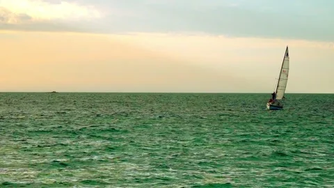 Sailboat Stock Footage 282847216