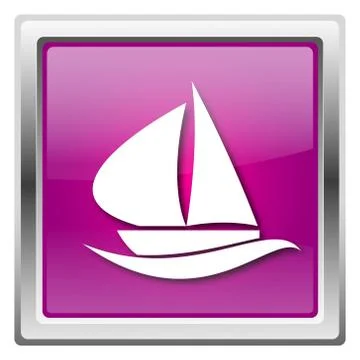 Sailboat icon Illustrazione stock