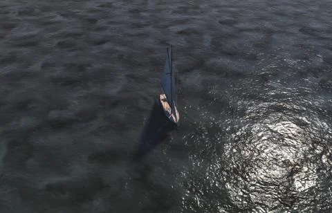 Sailboat Stock Illustration