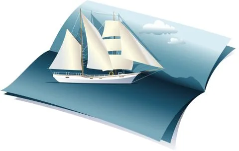 Sailboat Stock Illustration