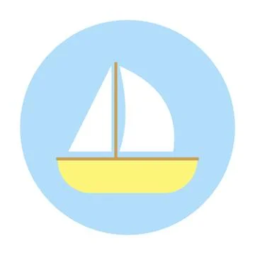 Sailboat Stock Illustration