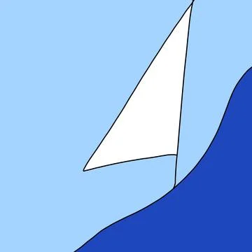 Sailboat Illustrazione stock