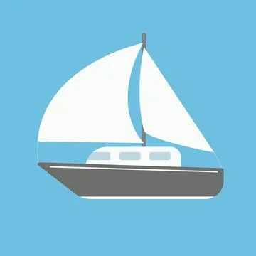 Sailboat Stock Illustration