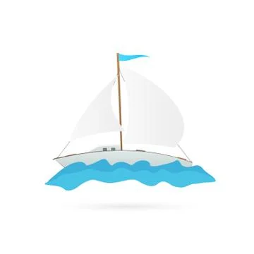 Sailboat Illustration Stock Illustration