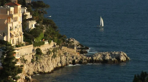 Sailboat  in Nice Video stock 35575962