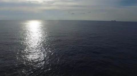 Sailboat in the ocean Stock-Footage 60586625