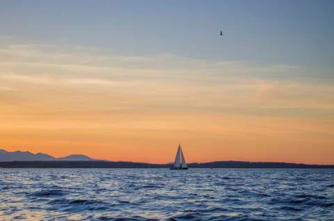 Sailboat. Stockfoto's
