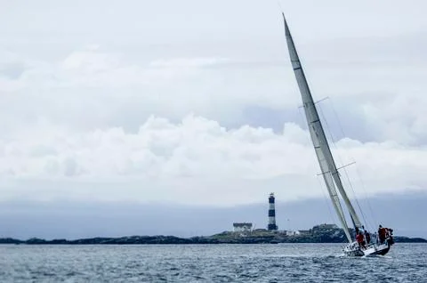 Sailboat Racing Stock Photos