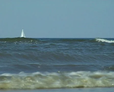 Sailboat at the Sea 스톡 동영상 643790