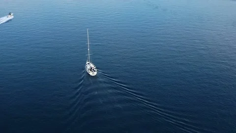 Sailboat At Sea. Stock Footage 150325072