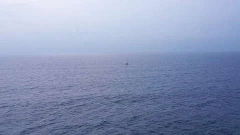 Sailboat at sea Stock Footage 168080887