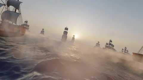 The sailboat set sail Stock Footage 170590864