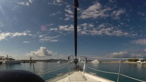 Sailboat timelapse Video stock 71614905
