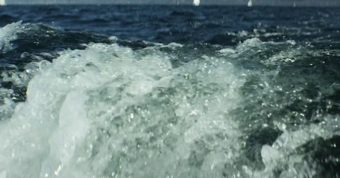 Sailboat Wake 库存影片 84747822