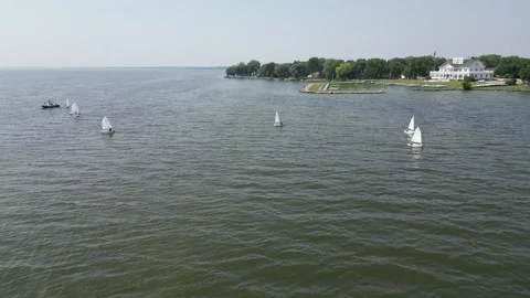 Sailboaters Oshkosh Video stock 244259308