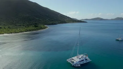 Sailboats in BVI Stock Footage 167607325