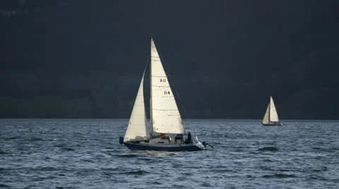 Sailboats Stock Footage