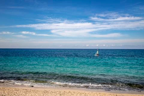 Sailboats sailing Stock Photos